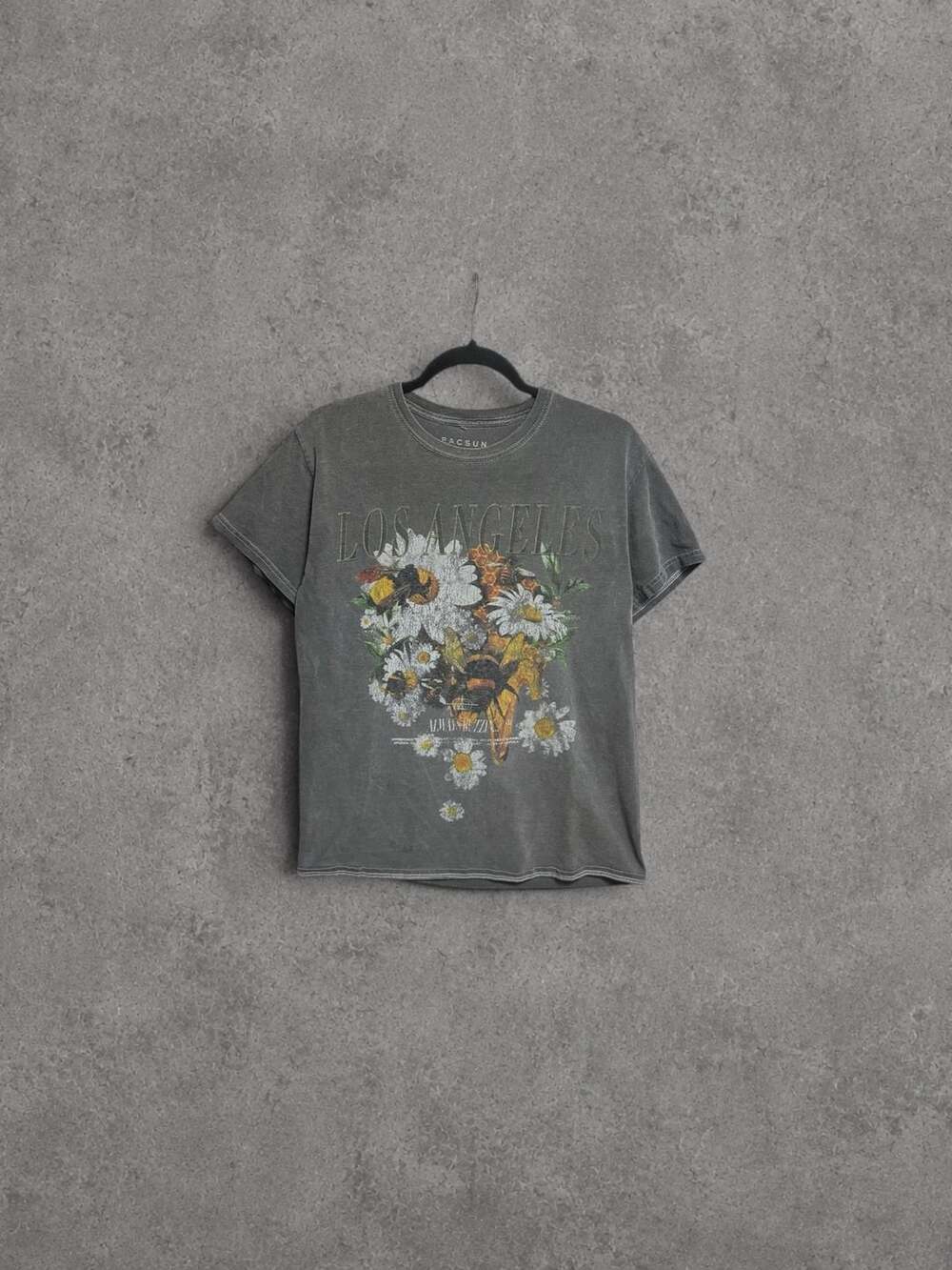 Pacsun Los Angeles Flower Bee Graphic T-shirt